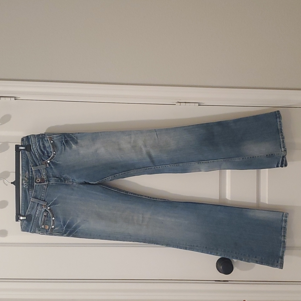Miss Me Jeans Women Studded Pockets With Rinestone Bootcut Size 28